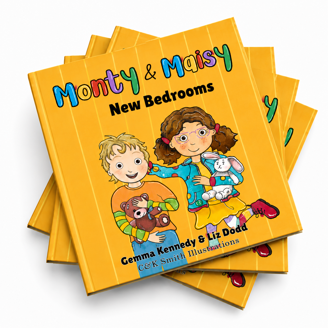 Monty & Maisy New Bedrooms - children's book representing co-parenting and diversity - Family & Friends series - Stories Like Ours - Gemma Kennedy & Liz Dodd